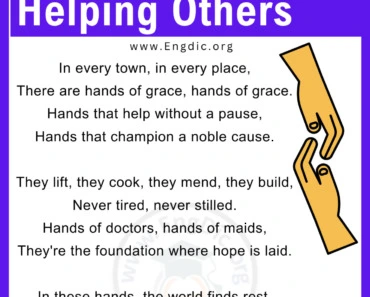10+ Poems about Helping Others/Service to Others