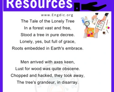 5 Short Poems about Resources (Human & Natural Resources)