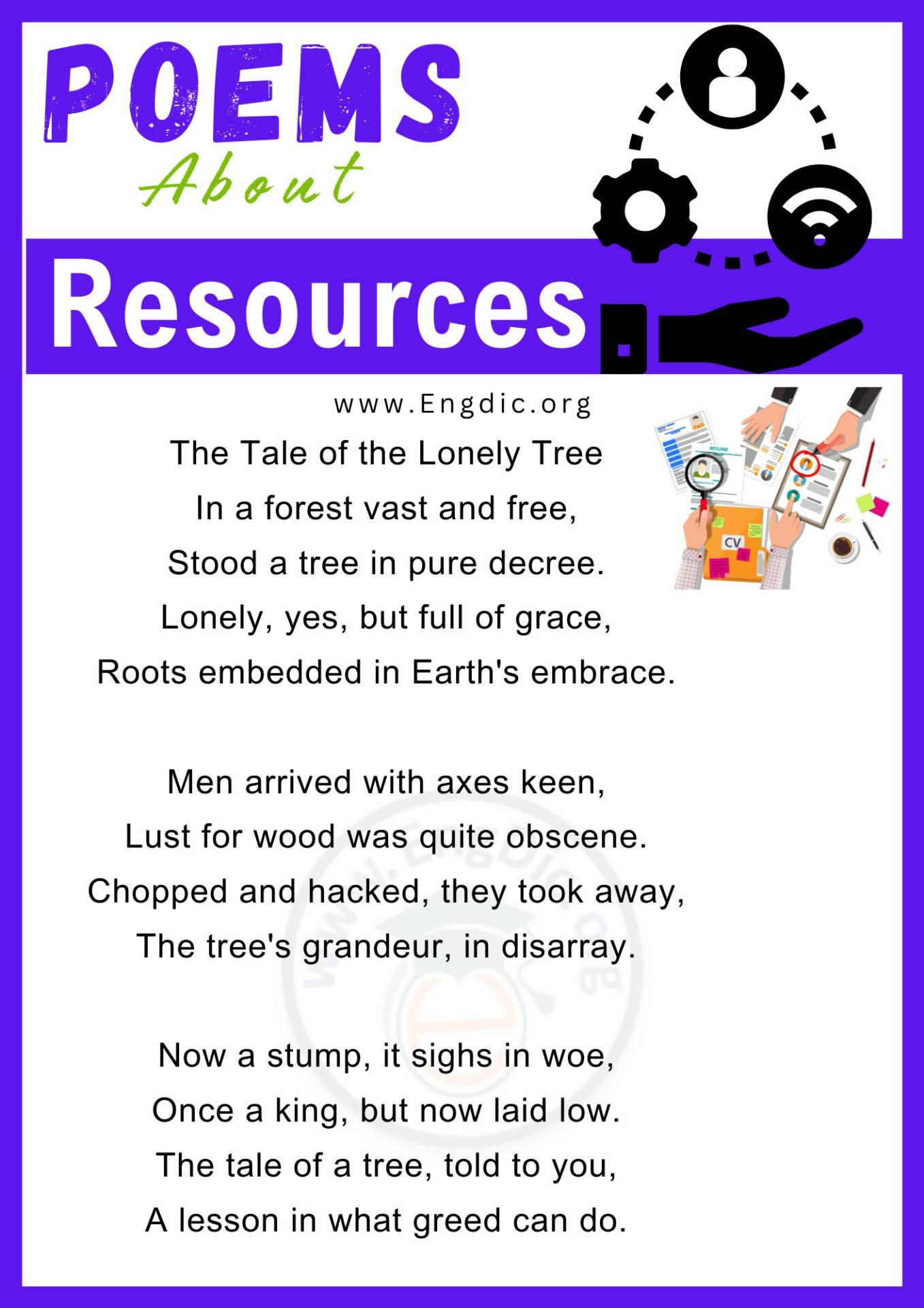 Poems for Resources