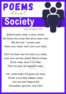 10+ Short Poems About Society (Societies Issues, & Expectations) - EngDic