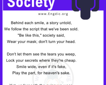 10+ Short Poems about Society (Societies Issues, & Expectations)