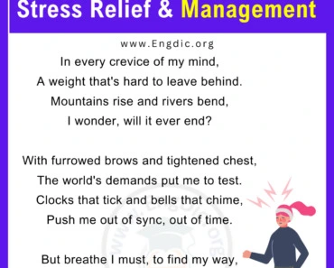 20+ Inspirational Poems about Stress Relief & Management