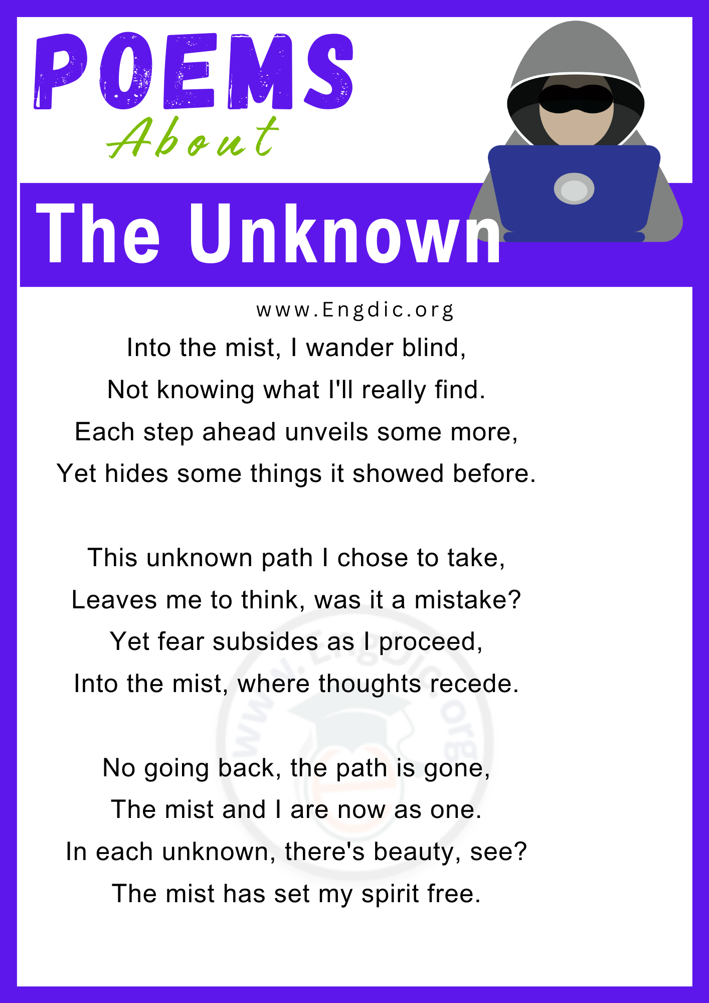 20+ Short Poems about the Unknown - EngDic