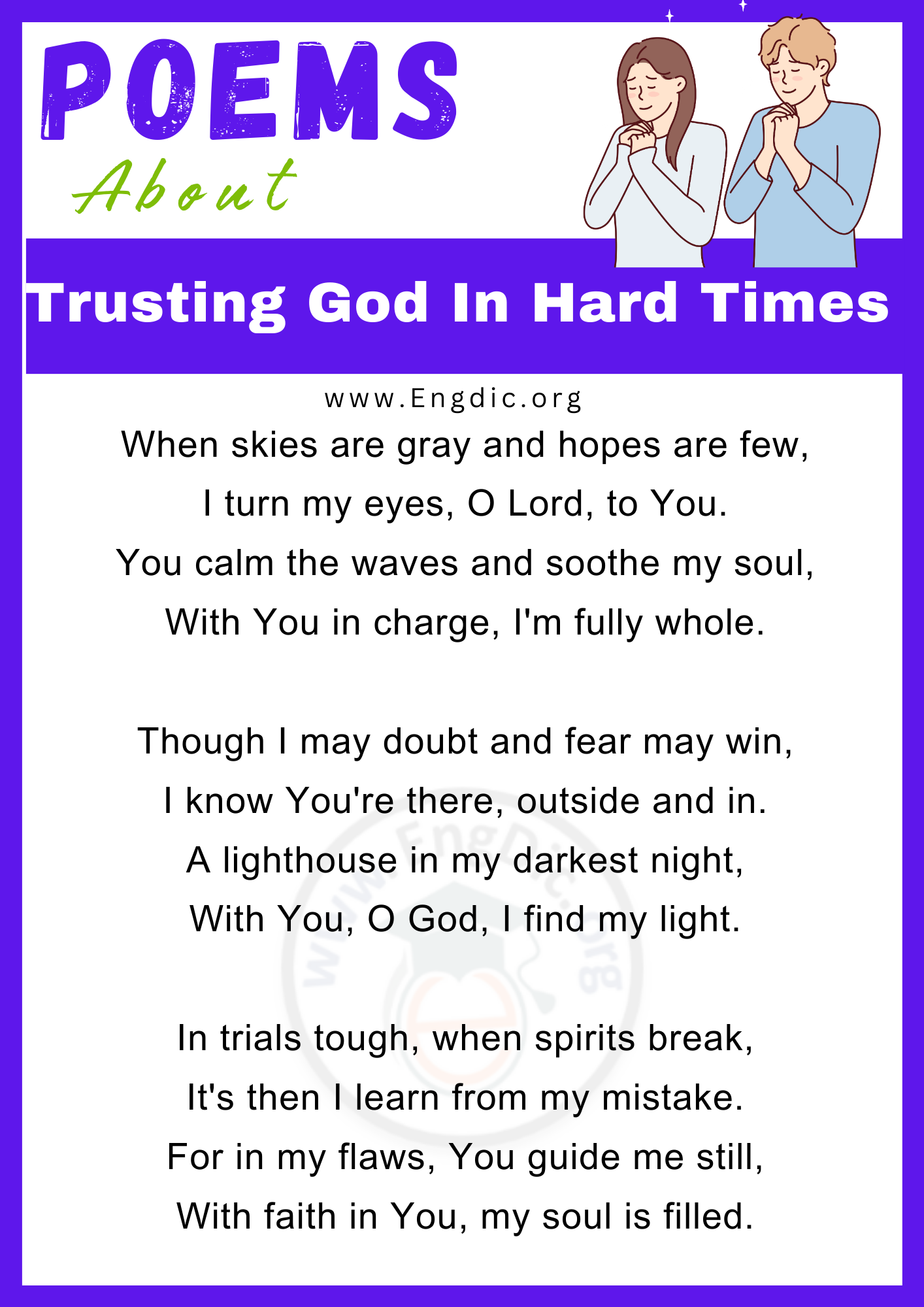 Poems for Trusting God In Hard Times