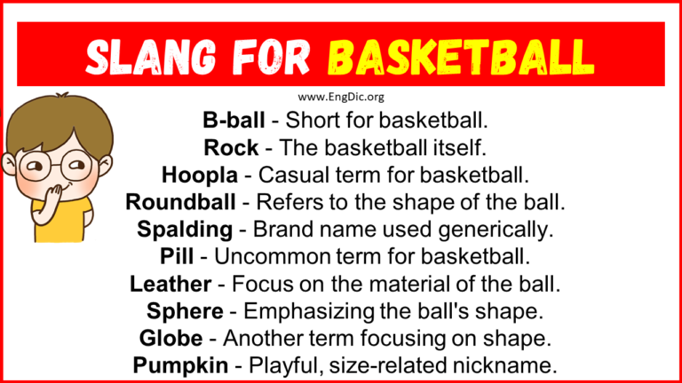 20+ Slang for Basketball (Basketball Player & Court) - EngDic