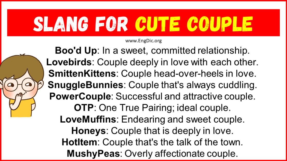 20 Slang for Cute Couple (2024) EngDic