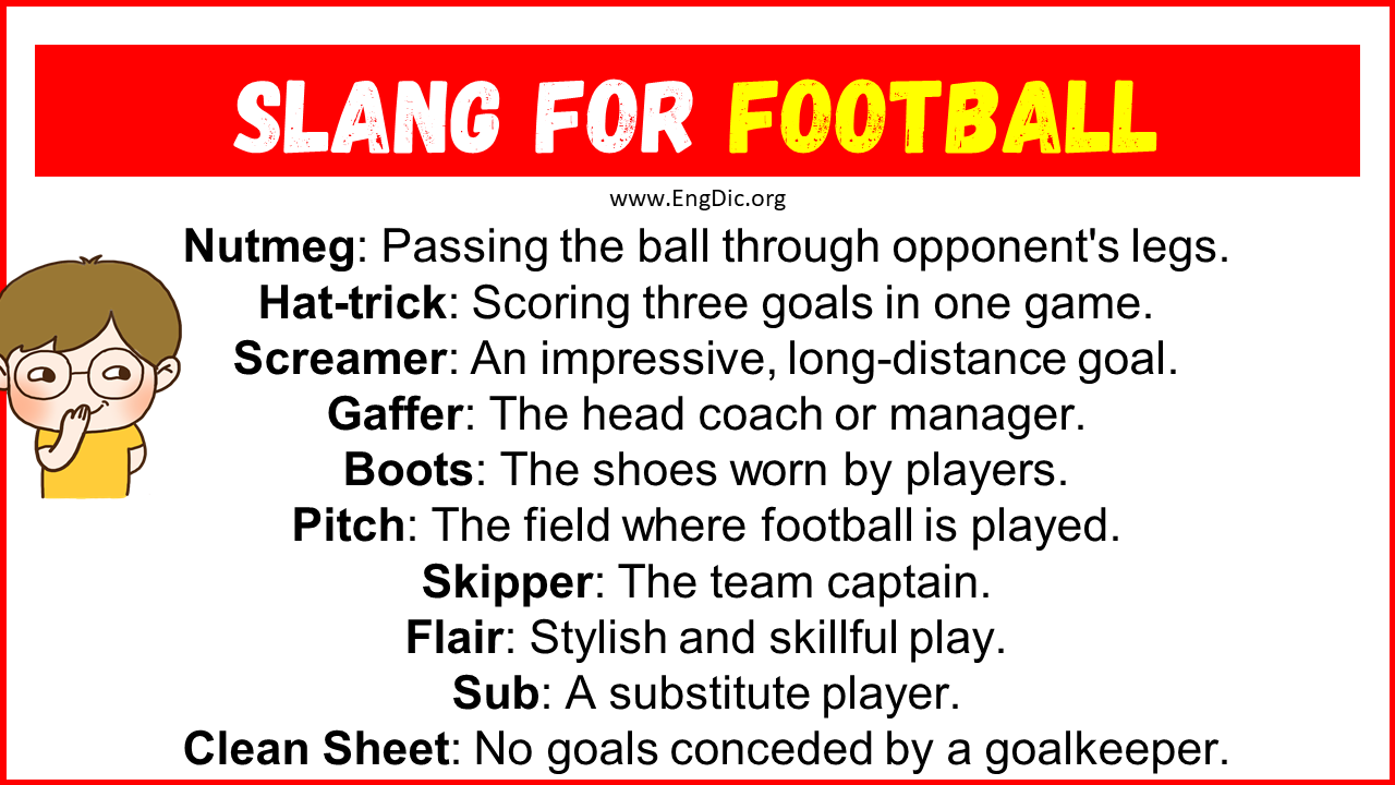 Slang For Football