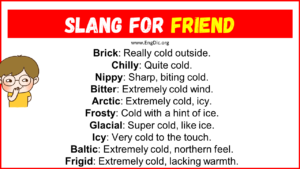 friend english slang