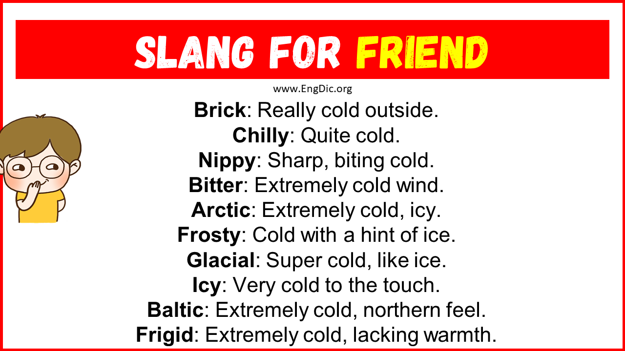 Slang For Friend