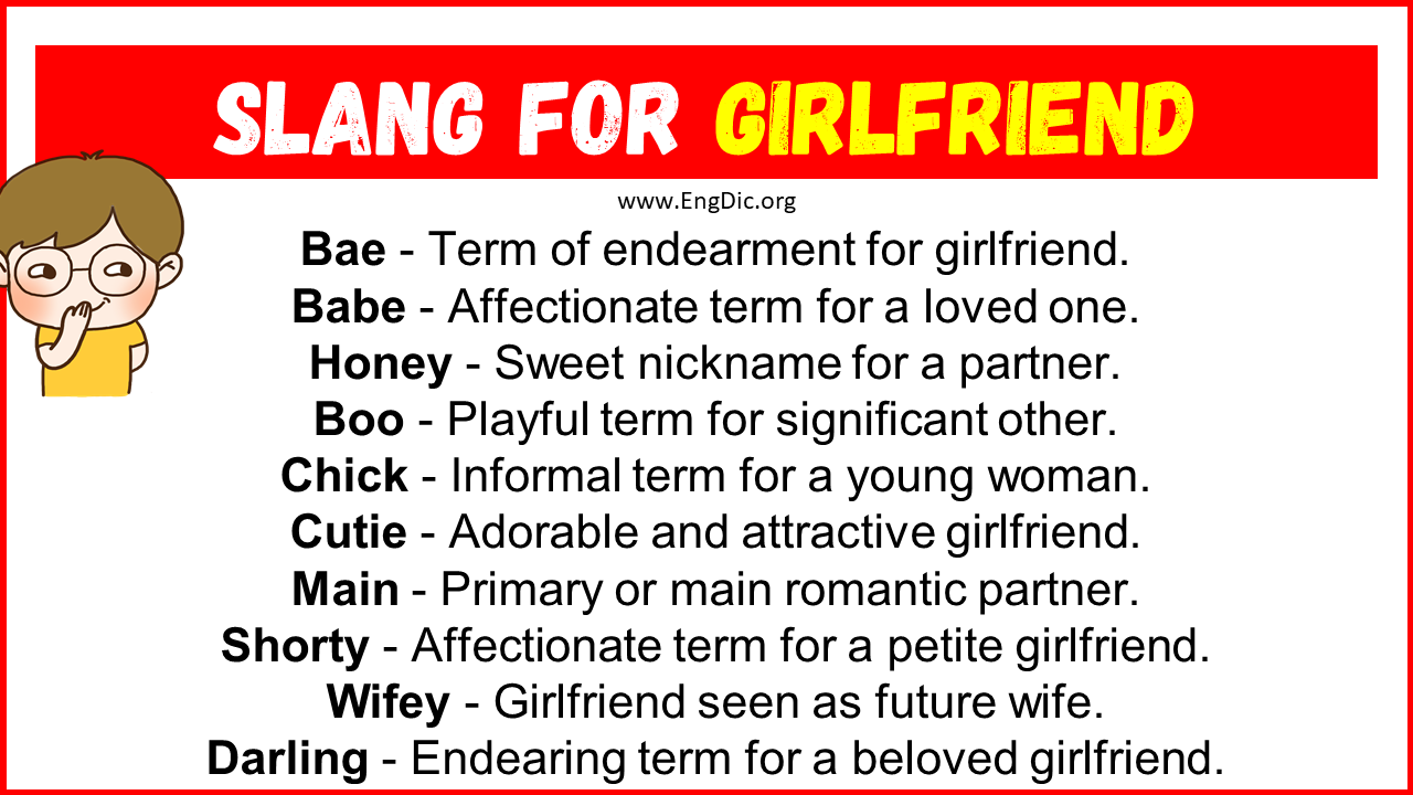 Slang For Girlfriend