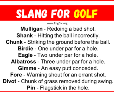20+ Slang for Golf (Their Uses & Meanings)