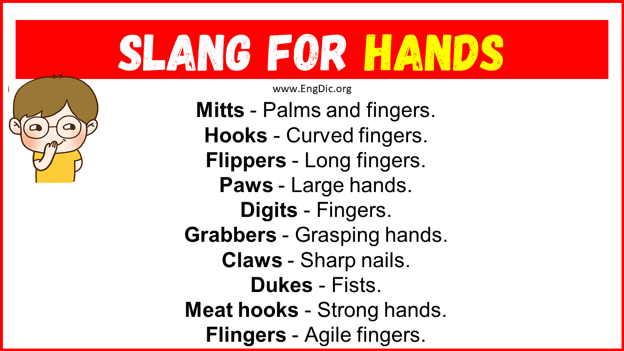 Slang For Hands