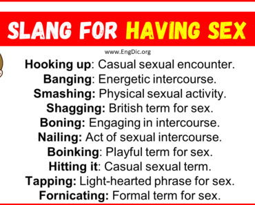 20 Slang for Having Sex (Their Uses & Meanings)