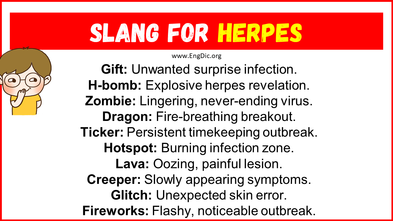 Slang For Herpes