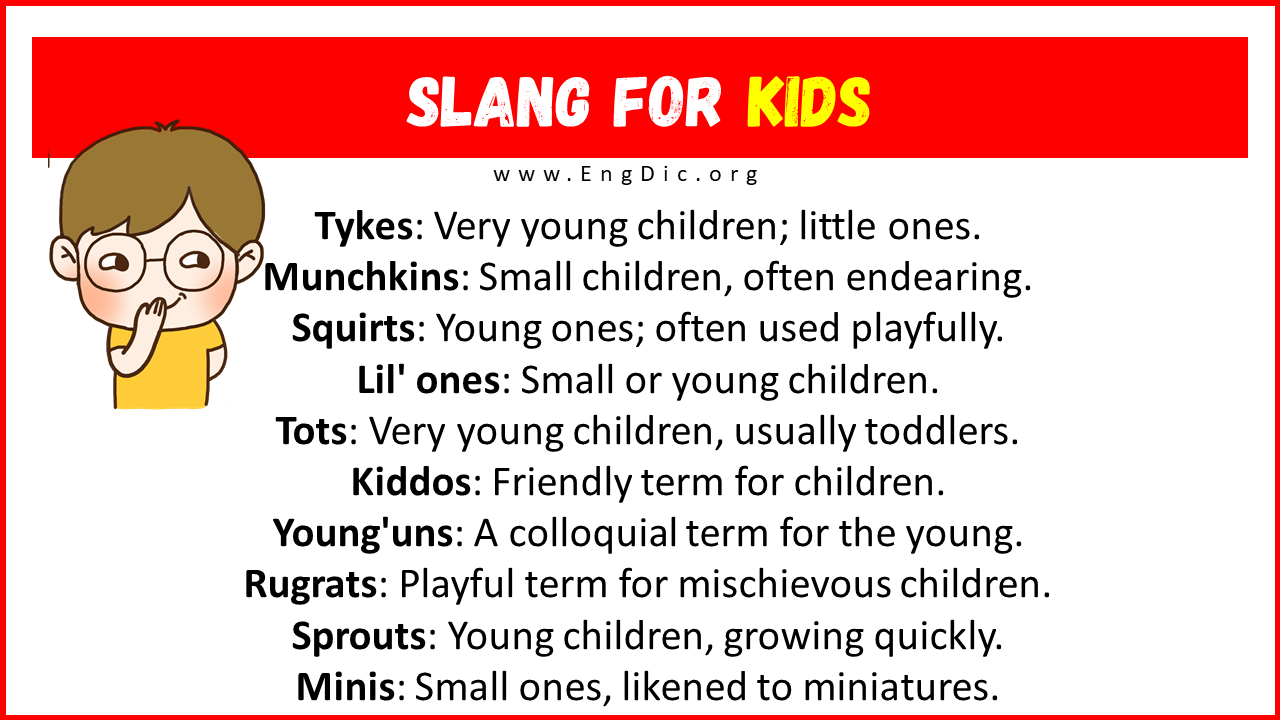 Slang For Kids
