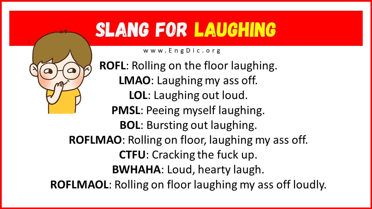 Slang For Laughing