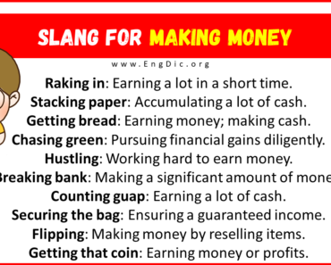 20+ Slang for Making Money (Their Uses & Meanings)