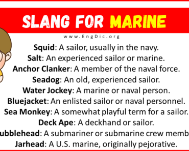 20+ Slang for Marine (Their Uses & Meanings)