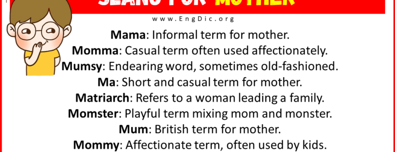 20+ Slang for Mother (Their Uses & Meanings)