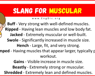 20+ Slang for Muscular (Their Uses & Meanings)