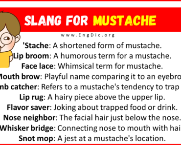 20+ Slang for Mustache (Their Uses & Meanings)