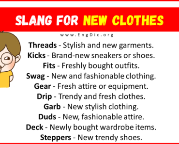 20+ Slang for New Clothes (Their Uses & Meanings)