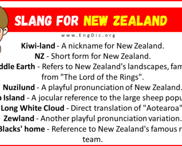 20+ Slang for New Zealand (Their Uses & Meanings)