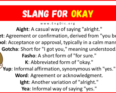 20+ Slang for Okay (Their Uses & Meanings)