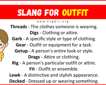 30+ Slang for Outfit (Their Uses & Meanings)