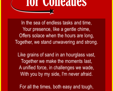 Top 10 Thank You Poems for Colleagues At Work