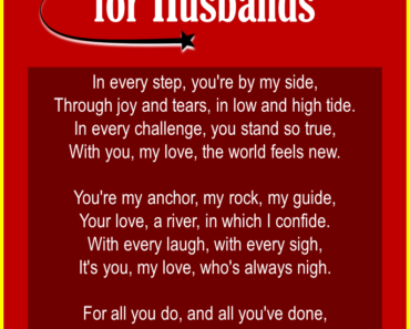 Top 10 Thank You Poems for Husbands