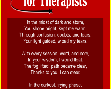 Top 10 Thank You Poems for Therapists