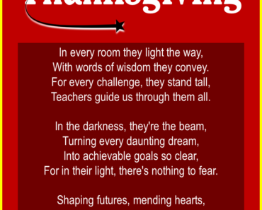 15 Best Thanksgiving Poems for Teachers