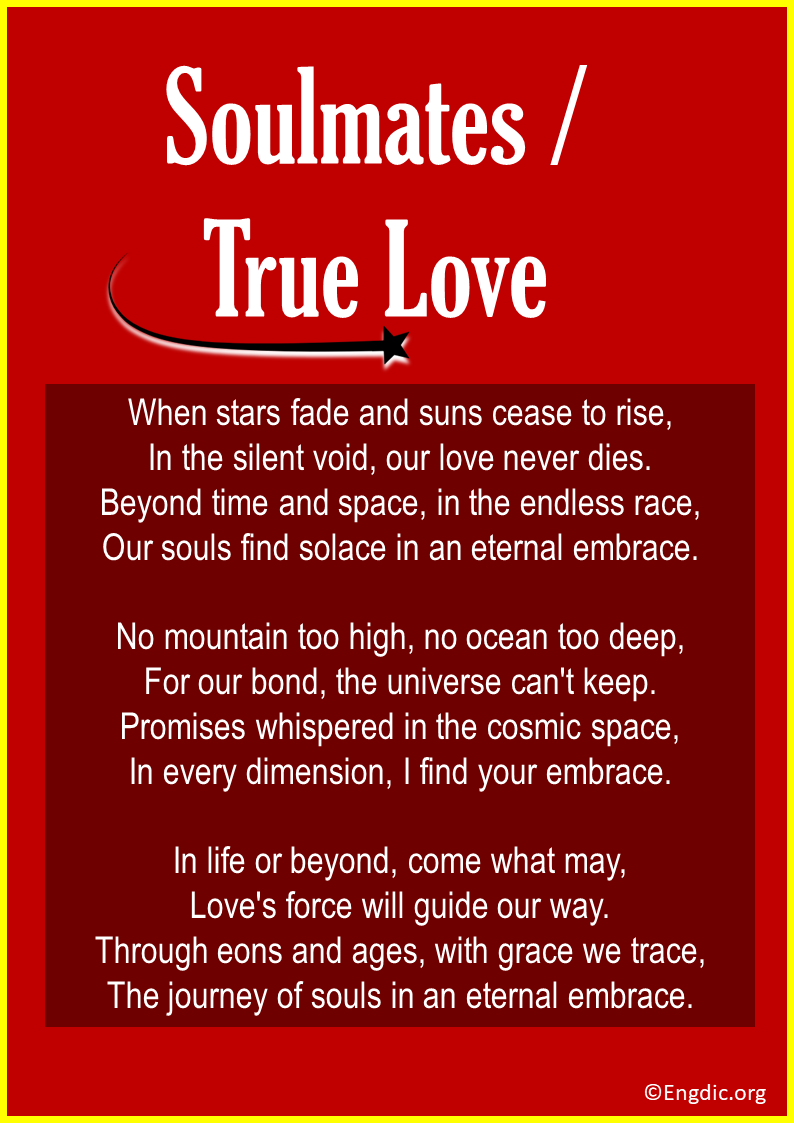 True Love Soulmate Poems