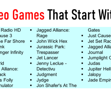 50+ Top Video Games That Start with J (Mobile and PC Games)