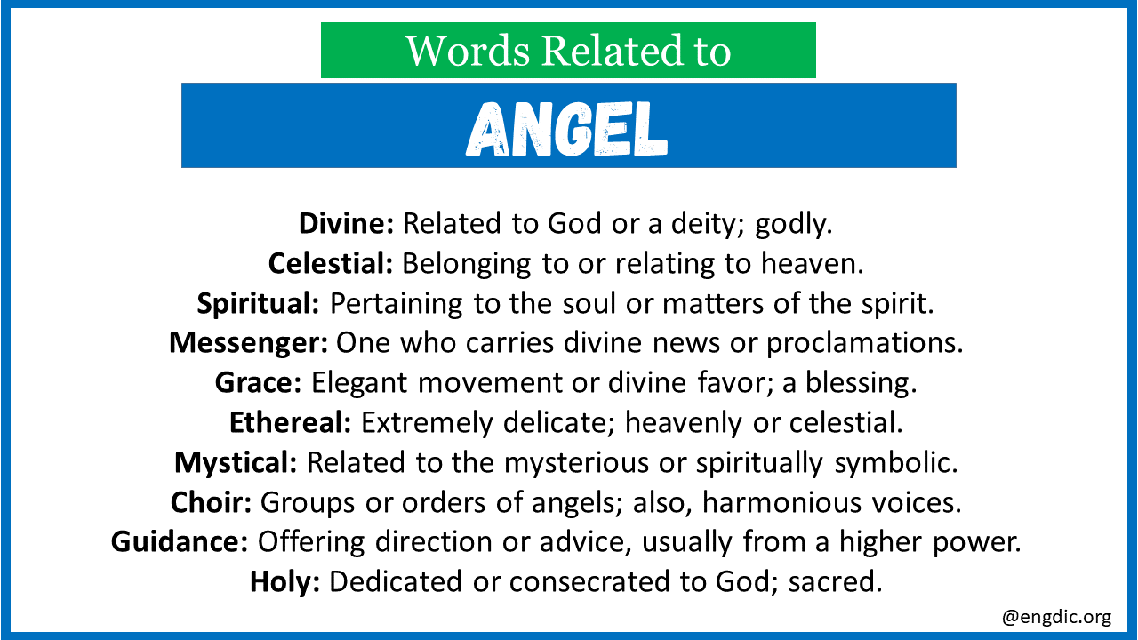 words related to angel