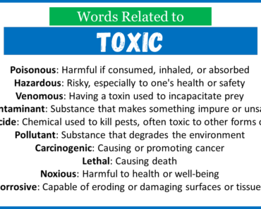Top 30 Words Related to Toxic