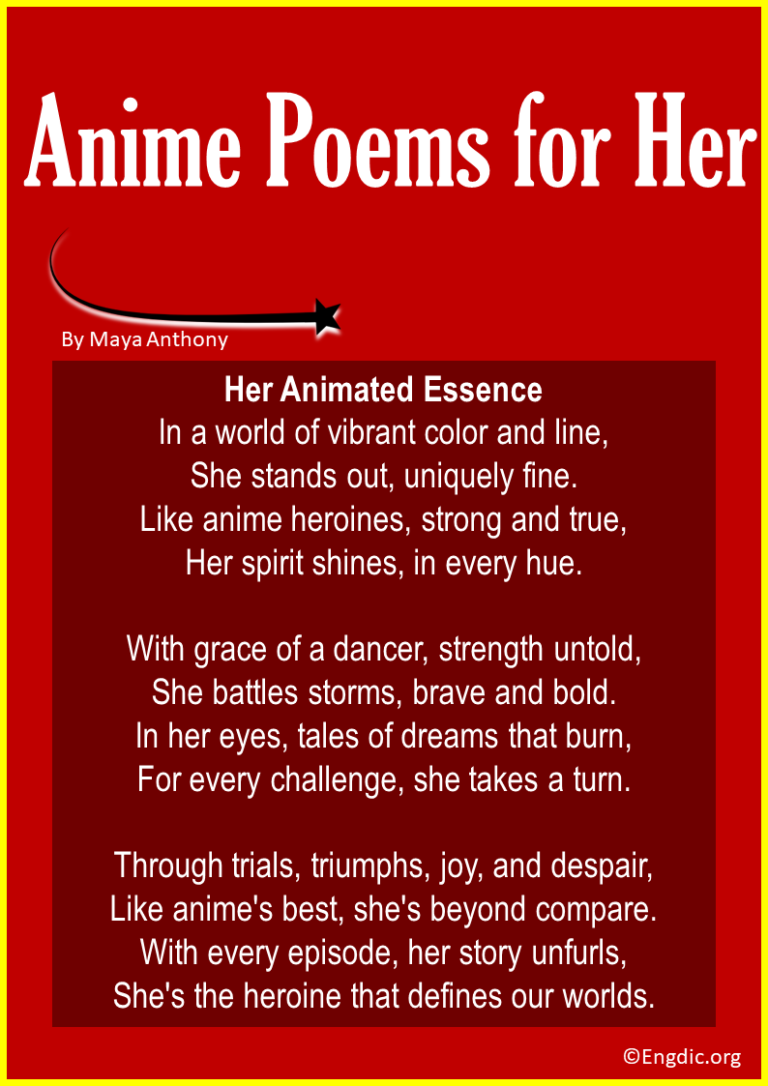26 Short & Inspirational Poems about Anime - EngDic