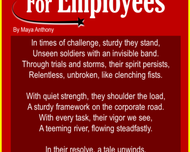Top 10 Appreciation Poems about Employees