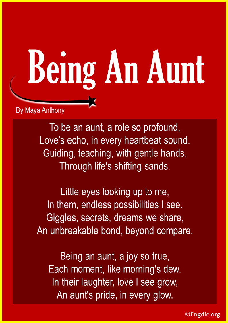 Being An Aunt Poems