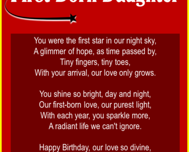 10 Best Birthday Poems about First Born Daughter