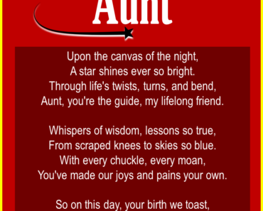 15 Funny & Heart Touching Birthday Poems about an Aunt