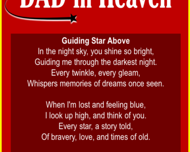 10 Best Birthday Poems for Dad in Heaven