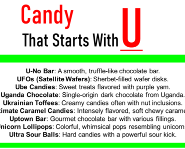 20+ Candy That Starts With U