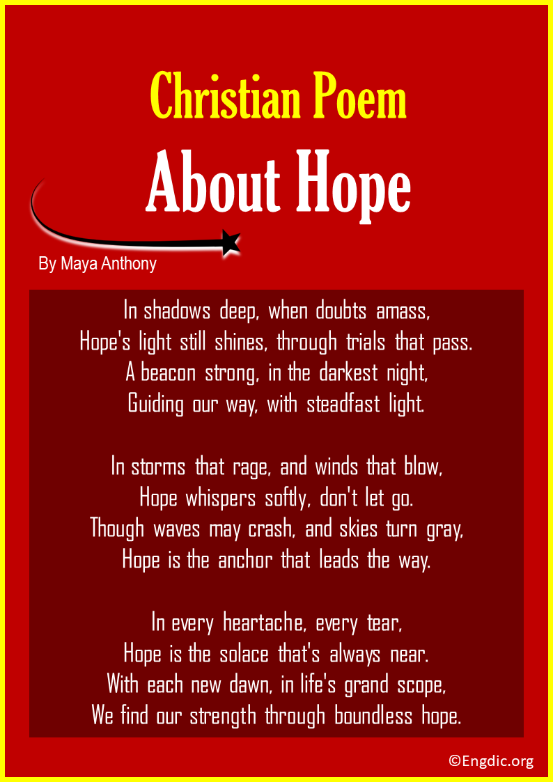 Christian Poems about Hope