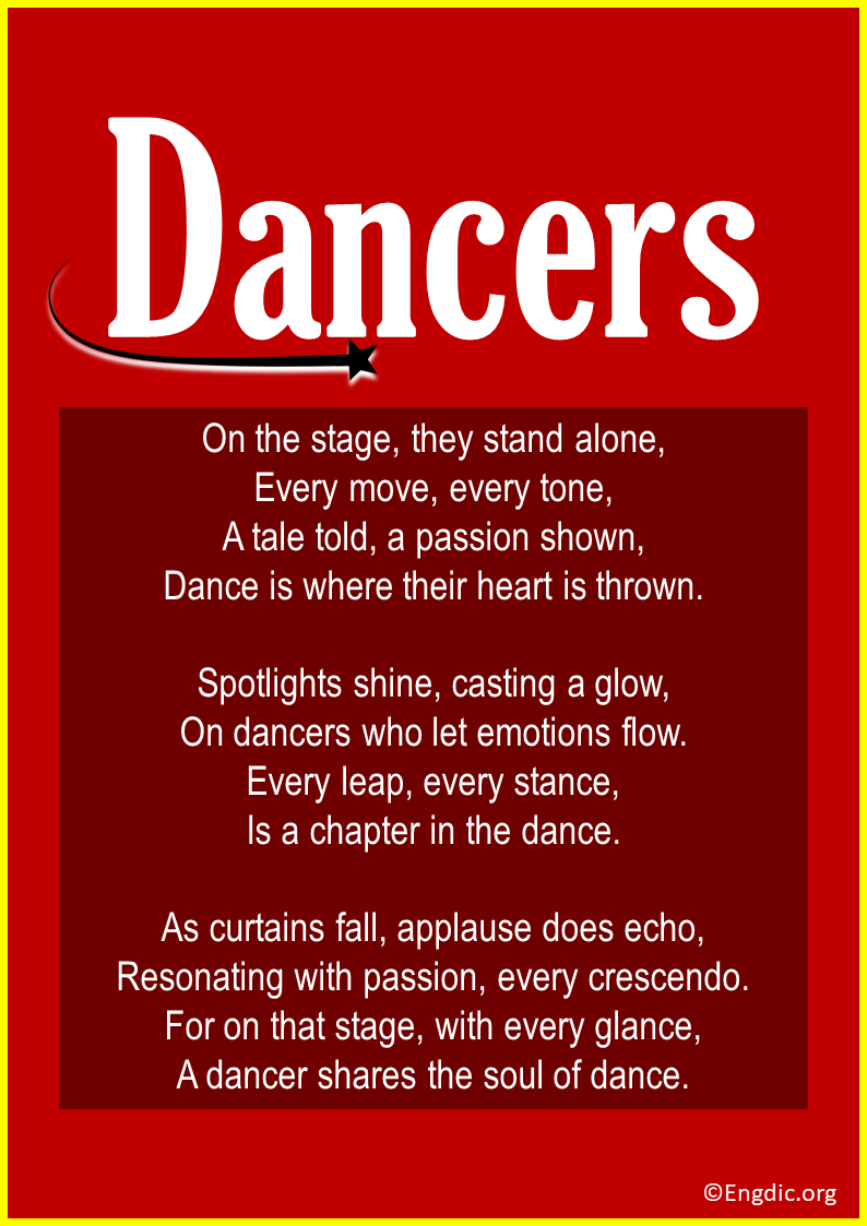 Dance Poem for Dancers