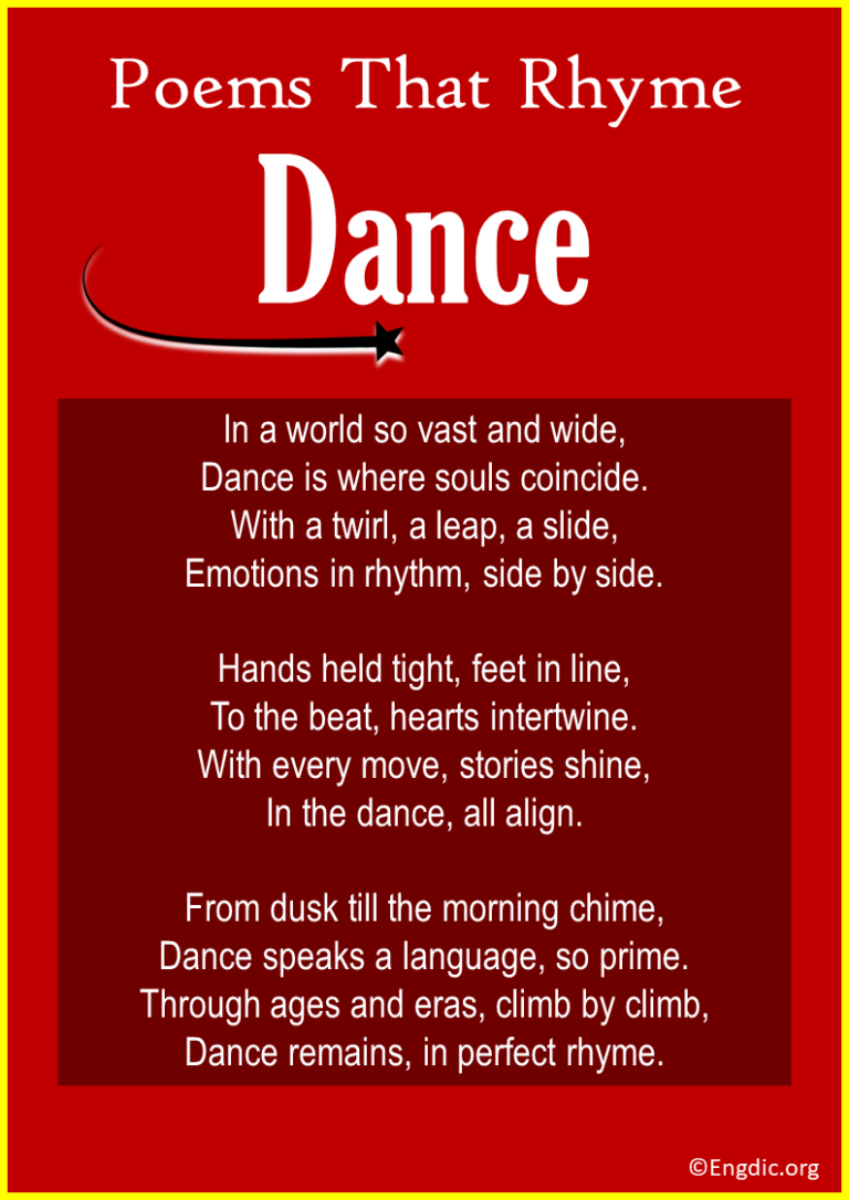 10 Poems about Dance, Dancing, & Dancer - EngDic