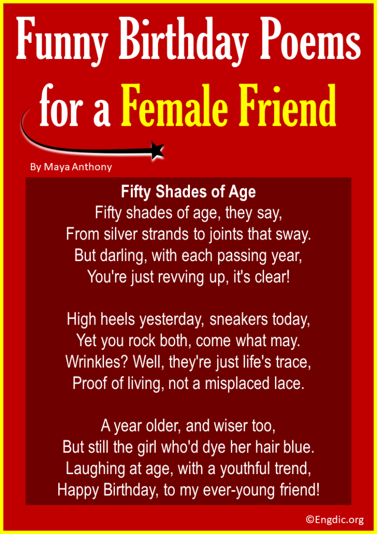 15 Birthday Poems Best Friend (short & Funny) - Engdic