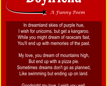 12 Romantic & Funny Good Night Poems for Boyfriend/Him