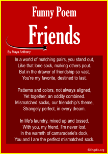 16 Funny & Cheesy Poems For Friend & Friendship - EngDic